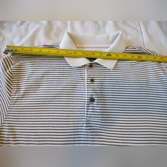 Men's Jos. A. Bank Leadbetter Striped Golf Shirt (Med) π©Άβ³ππ€π©Ά - Picture 16 of 16